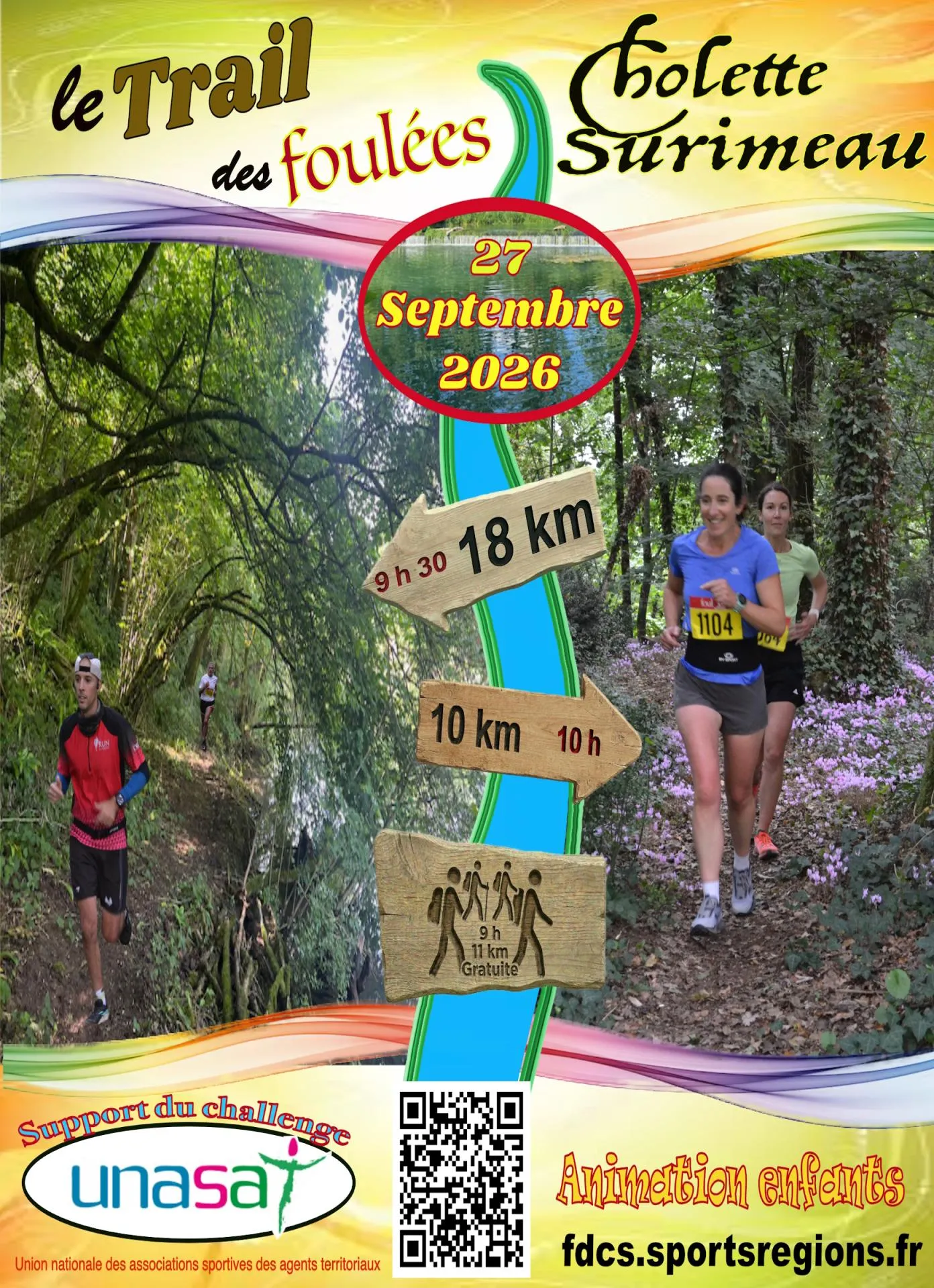 Foulées de Cholette et Surimeau 2026 Inscription Résultats