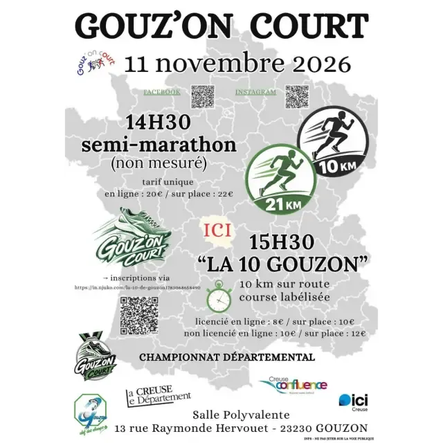 La 10 Gouzon 2026 Inscription Résultats