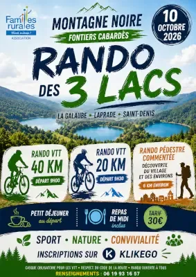 Rando VTT des 3 Lacs 2026 Guide Inscription Résultats