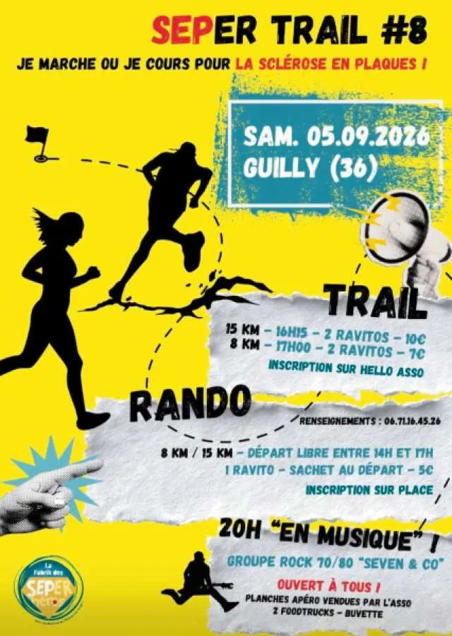 SEP&rsquo;er trail de Guilly 2026 Guide Inscription Résultats