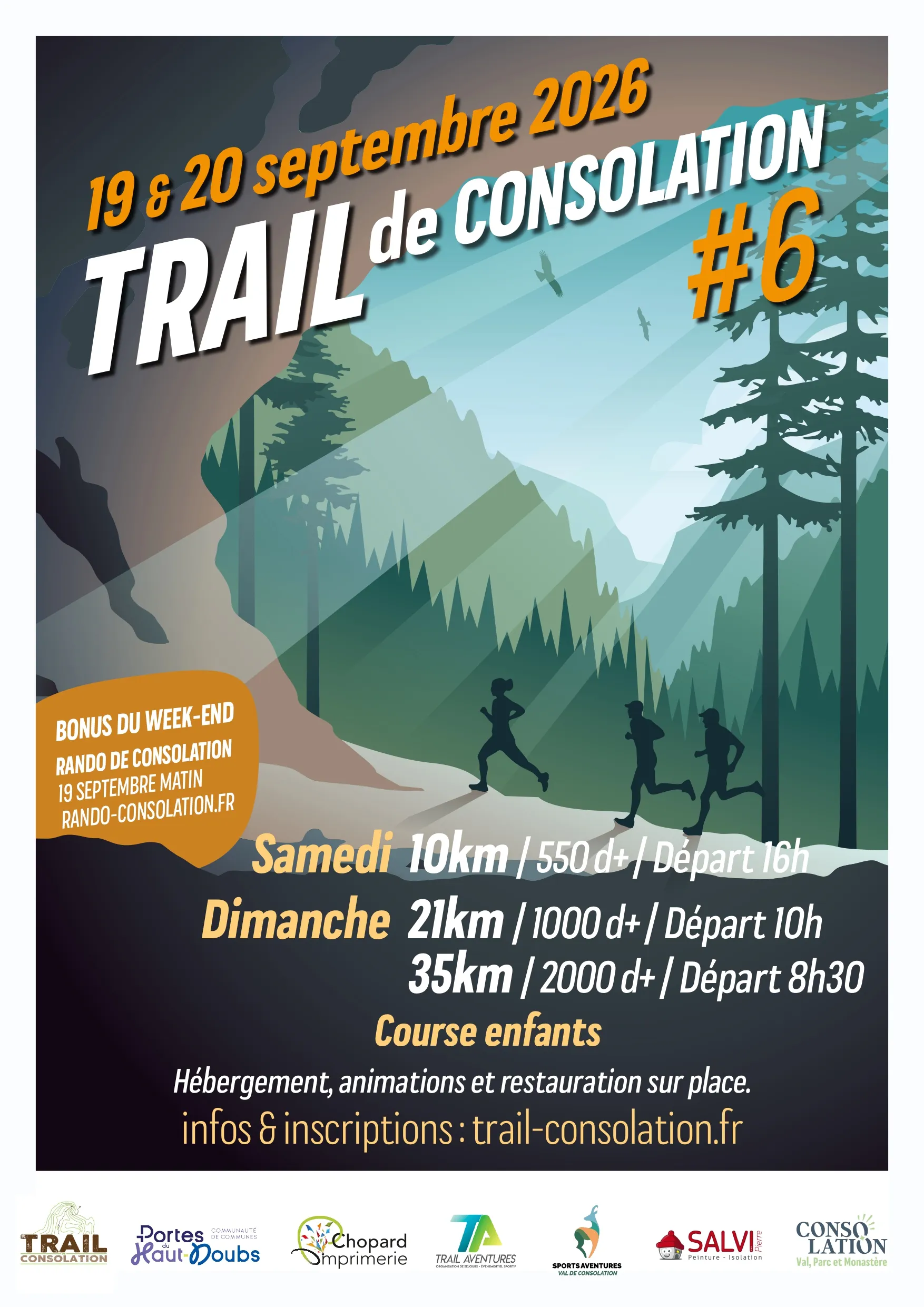 Trail de Consolation 2026 Inscription Résultats