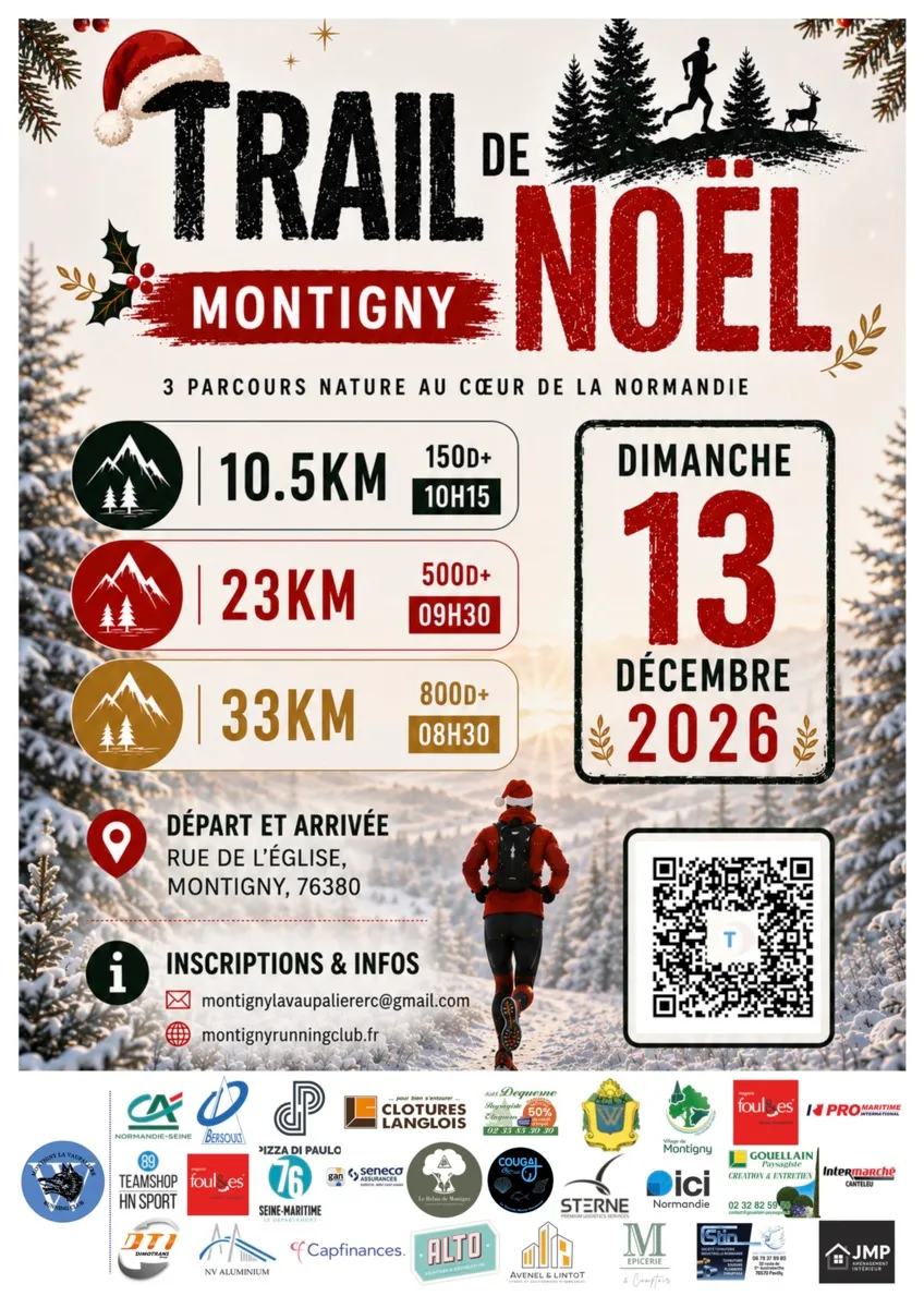 Trail de Noël de Montigny 2026 Inscription Résultats
