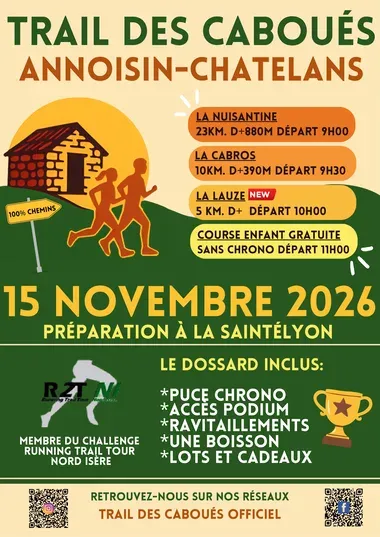 Trail des Caboués 2026 Inscription Résultats