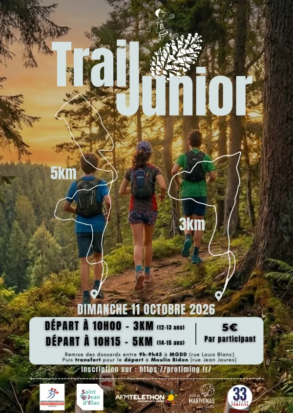 Trail en Jalle Junior 2026 Guide Inscription Résultats