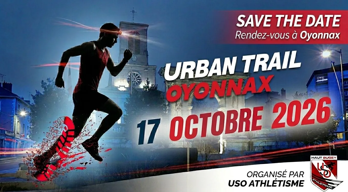 Urban trail Oyonnax 2026 Inscription Résultats