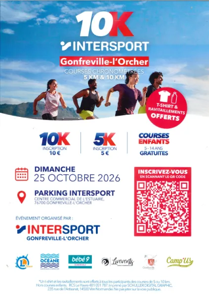 10 Km Intersport Gonfreville l&rsquo;Orcher 2026 Inscription Résultats