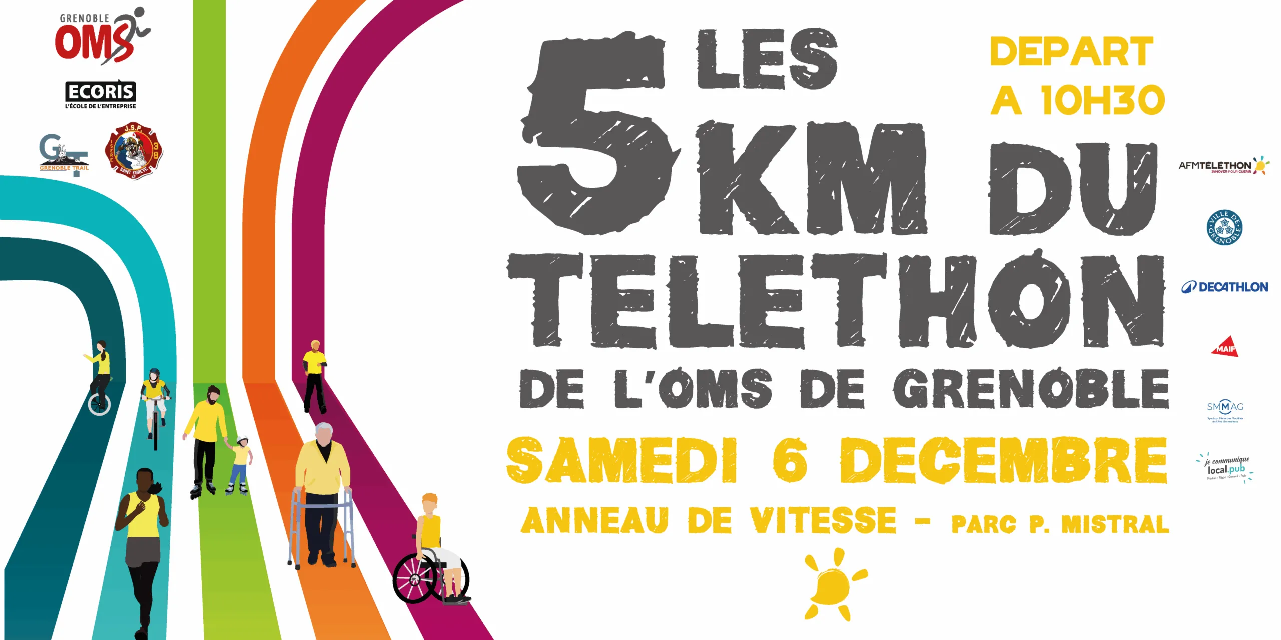 5km du Téléthon Grenoble 2026 Inscription Résultats