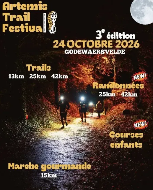 Artemis Trail Festival 2026 Inscription Résultats