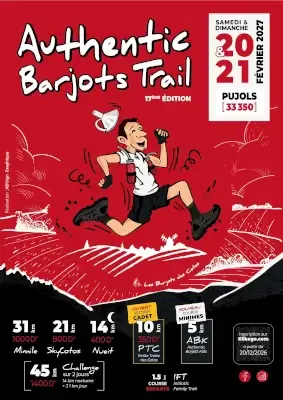 Authentic Barjots Trail 2027 Inscription Résultats
