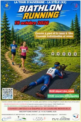 Biathlon-running EDM 2026 Inscription Résultats