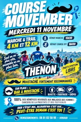 Challenge Movember Thenon 2026 Inscription Résultats