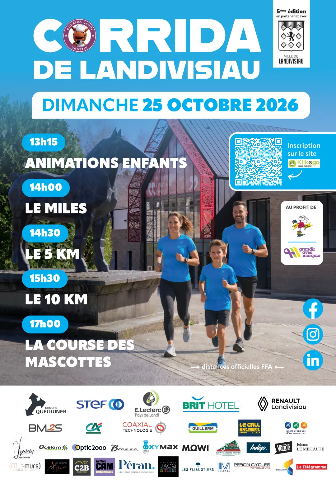 Corrida de Landivisiau 2026 Inscription Résultats
