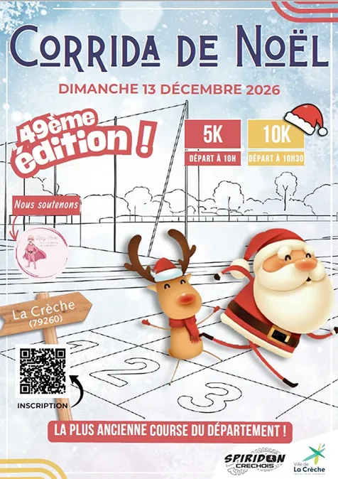 Corrida de Noël La Crèche 2026 Inscription Résultats