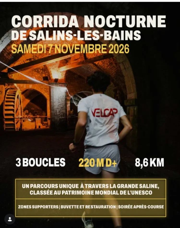Corrida Nocturne de Salins les Bains 2026 Inscription Résultats