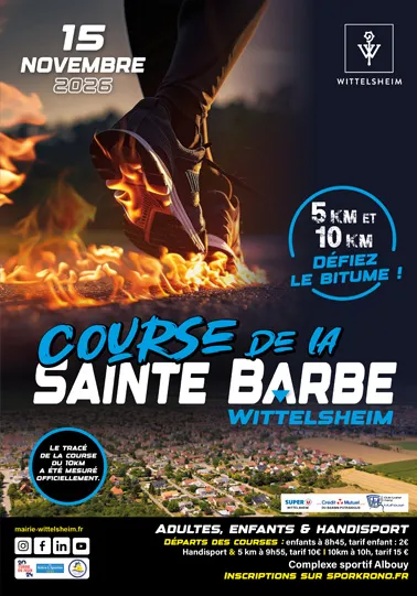 Course de la Sainte Barbe 2026 Inscription Résultats