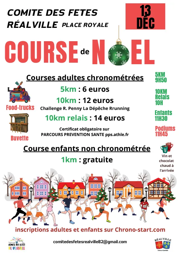 Course de Noël de Réalville 2026 Inscription Résultats