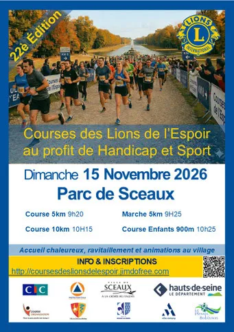 Course des Lions de l’Espoir 2026 Inscription Résultats