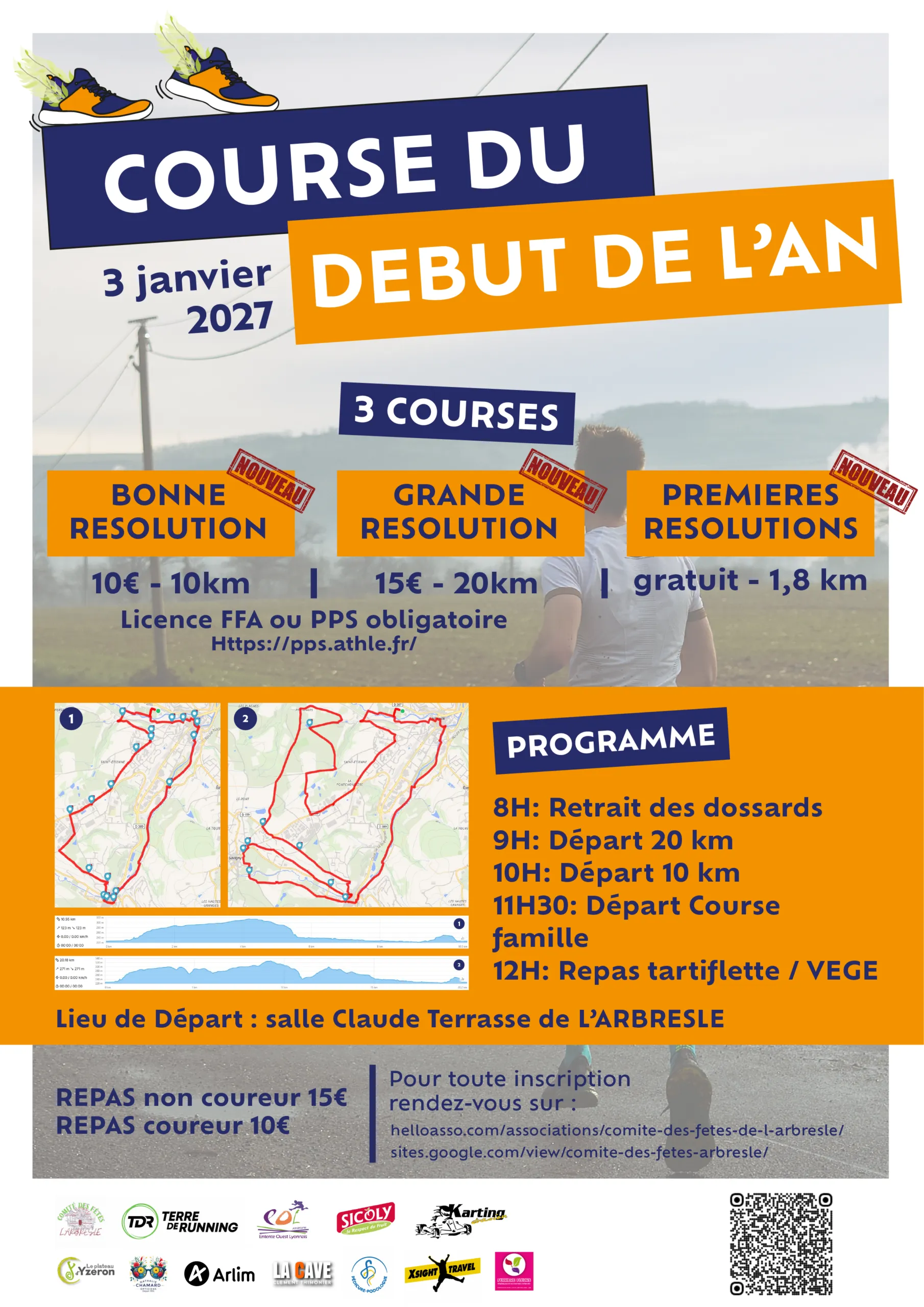 Course du début de l&rsquo;An 2027 Inscription Résultats