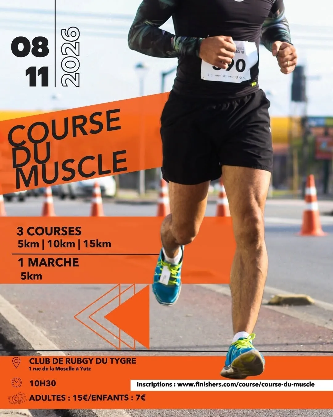 Course du Muscle Téléthon de Yutz 2026 Inscription Résultats