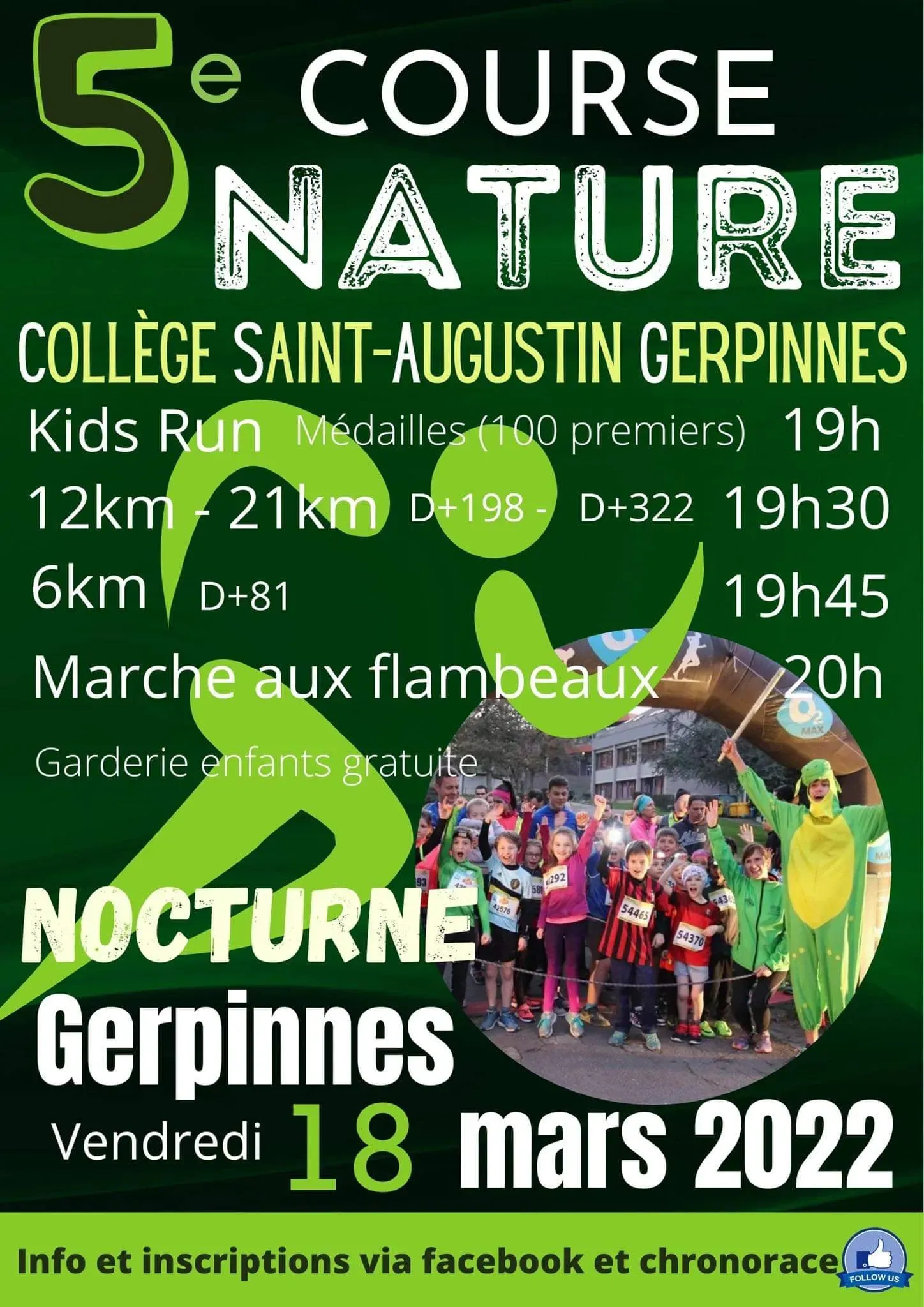Course nature collège Saint Augustin 2027 Inscription Résultats