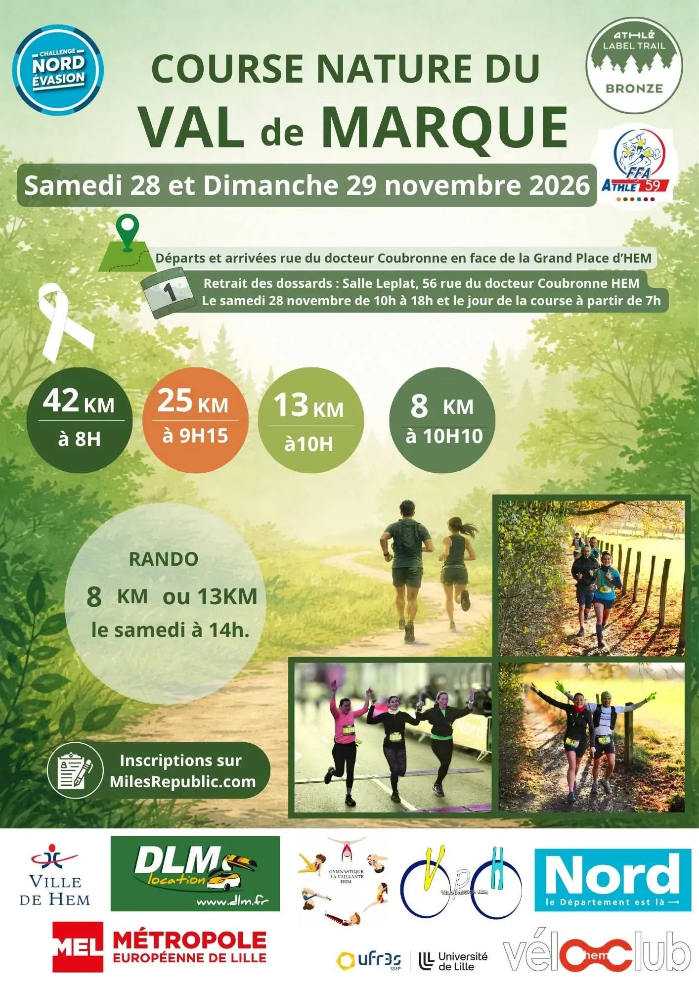 Course nature du Val de Marque 2026 Inscription Résultats