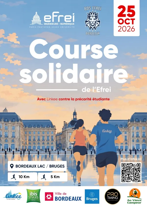 Course Solidaire de l&rsquo;Efrei 2026 Inscription Résultats