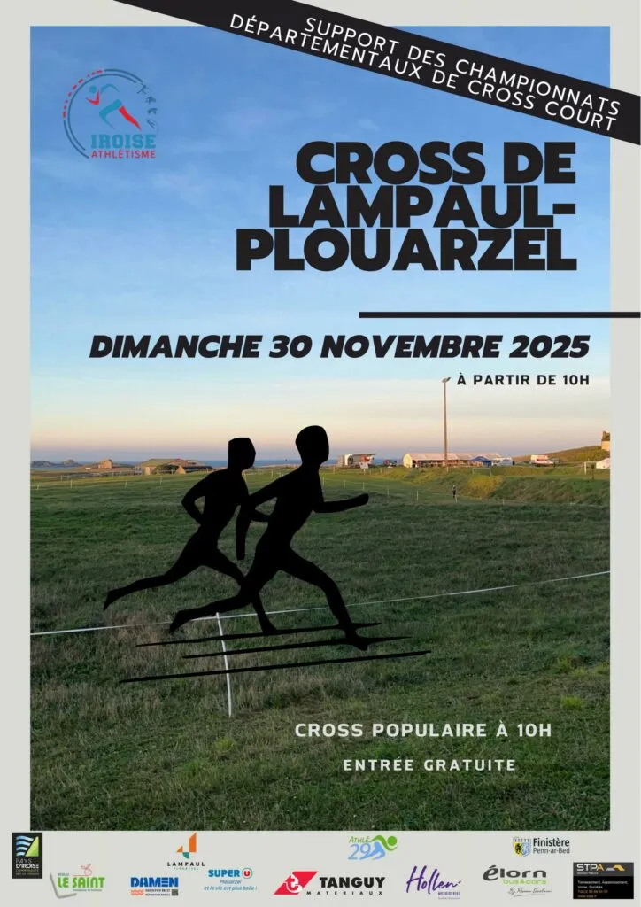 Cross de l&rsquo;Iroise Athlétisme 2026 Inscription Résultats
