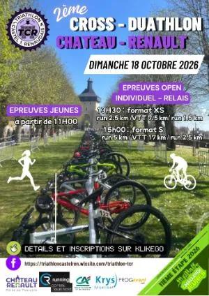 Cross-duathlon Chateau-Renault 2026 Inscription Résultats