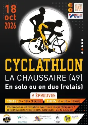 Cyclathlon La Chaussaire 2026 Inscription Résultats