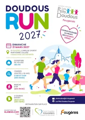 Doudous Run Fougères 2027 Inscription Résultats
