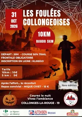 Foulées Collongeoises 2026 Inscription Résultats