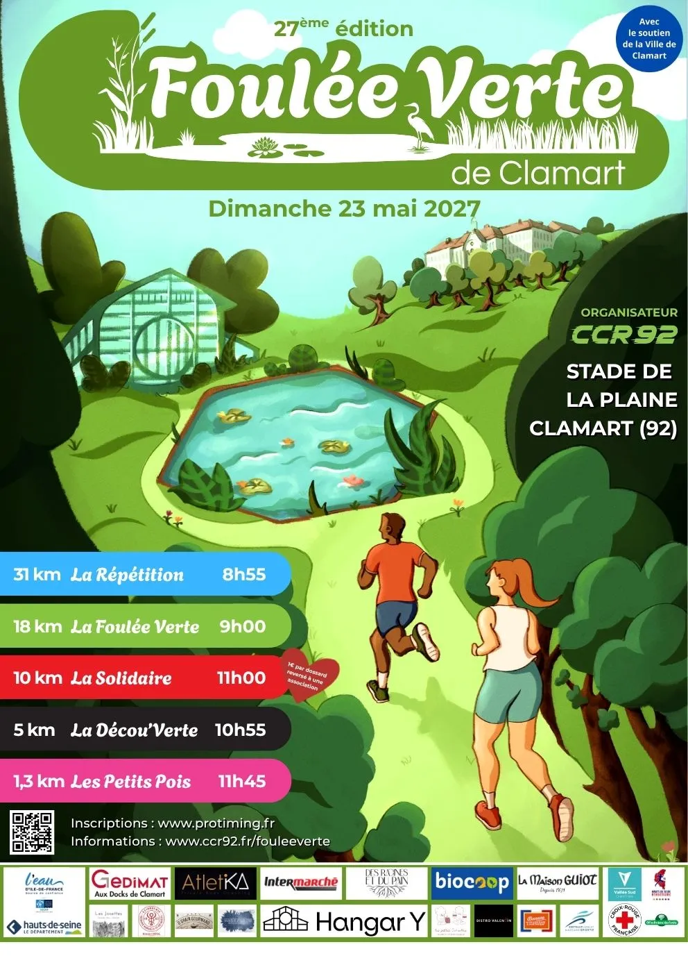 Foulée Verte de Clamart 2027 Inscription Résultats