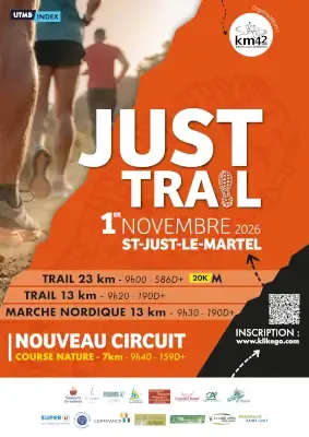 Just Trail – Saint Just le martel 2026 Inscription Résultats