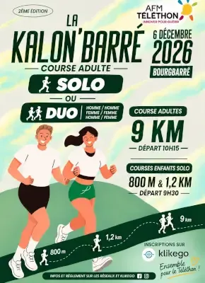 Kalon&rsquo;Barré 2026 Inscription Résultats