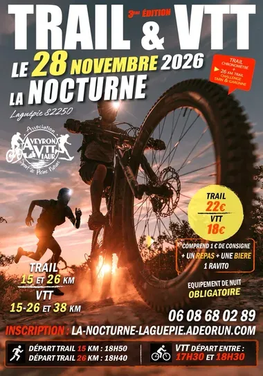 La Nocturne Laguepie 2026 Inscription Résultats