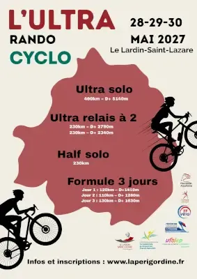 La Périgordine Ultra Rando Cyclo – Tour de la Dordogne 2027 Inscription Résultats