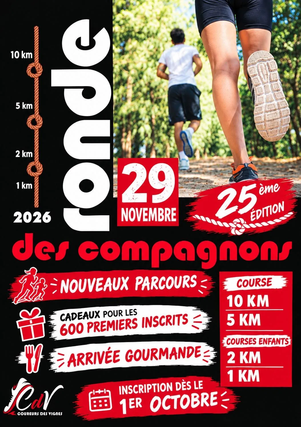 La ronde des Compagnons 2026 Inscription Résultats