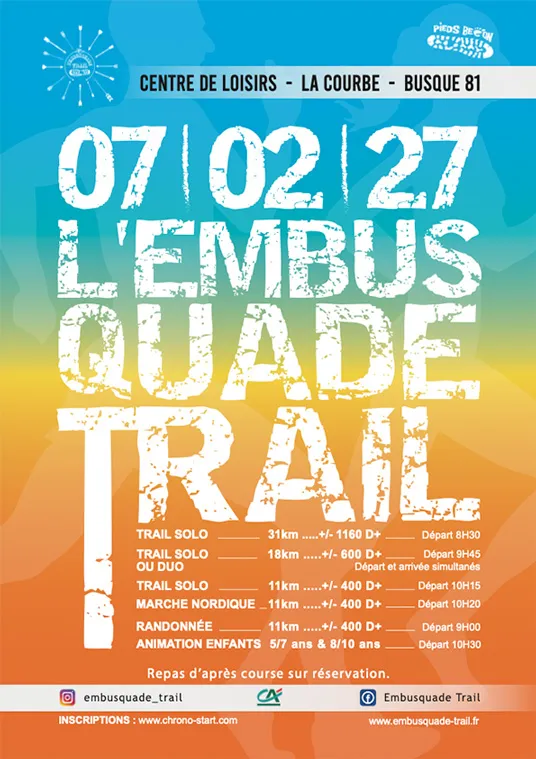 L&rsquo;Embusquade trail 2027 Inscription Résultats