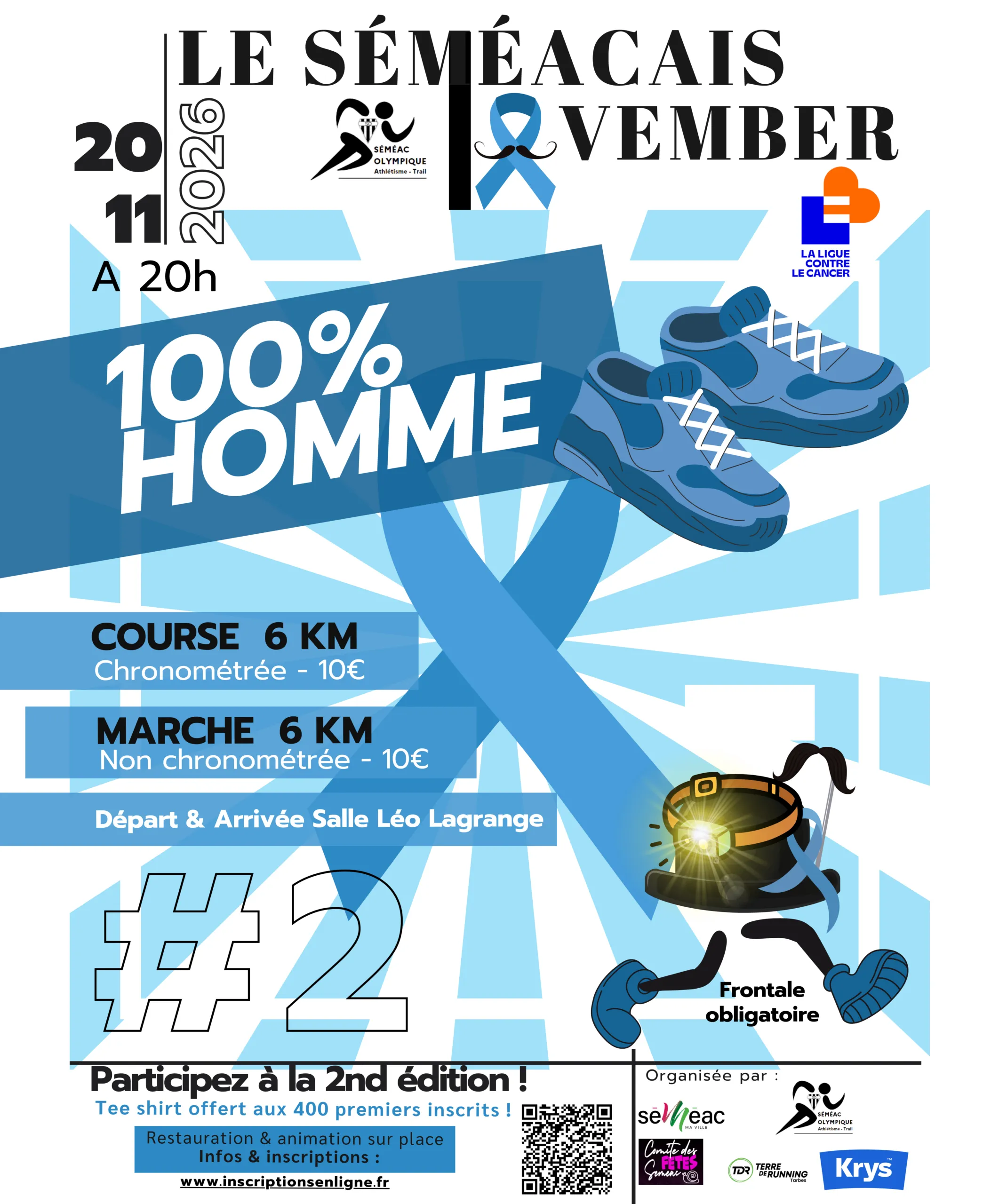 Le Séméacais Movember 2026 Inscription Résultats