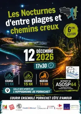 Nocturnes entre Plages et Chemins Creux 2026 Inscription Résultats