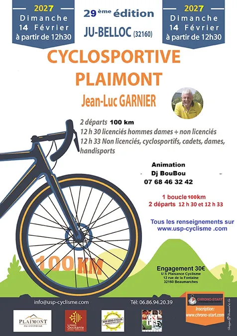 Plaimont Jean Luc Garnier 2027 Inscription Résultats