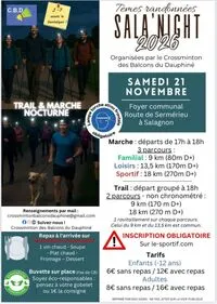 Randonnées Sala&rsquo;Night 2026 Inscription Résultats