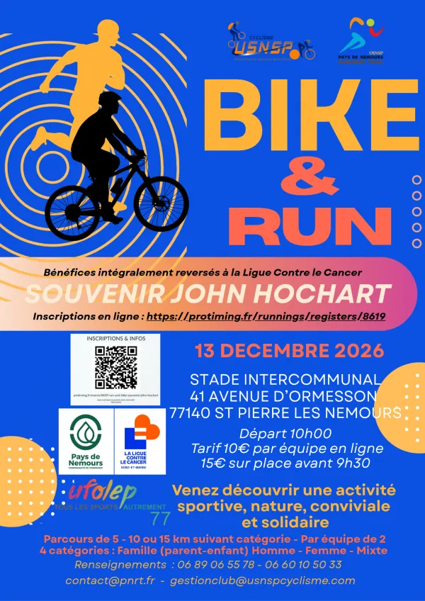 Run & Bike Souvenir John Hochart 2026 Inscription Résultats