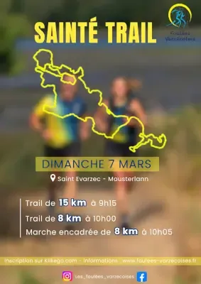 Sainté trail Saint Evarzec 2027 Inscription Résultats