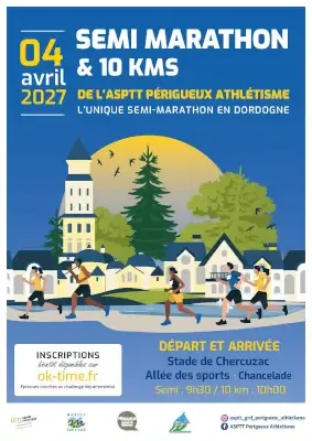 Semi-marathon de l&rsquo;asptt Grand Perigueux 2027 Inscription Résultats