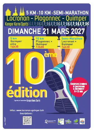 Semi-marathon Locronan Plogonnec Quimper 2027 Inscription Résultats