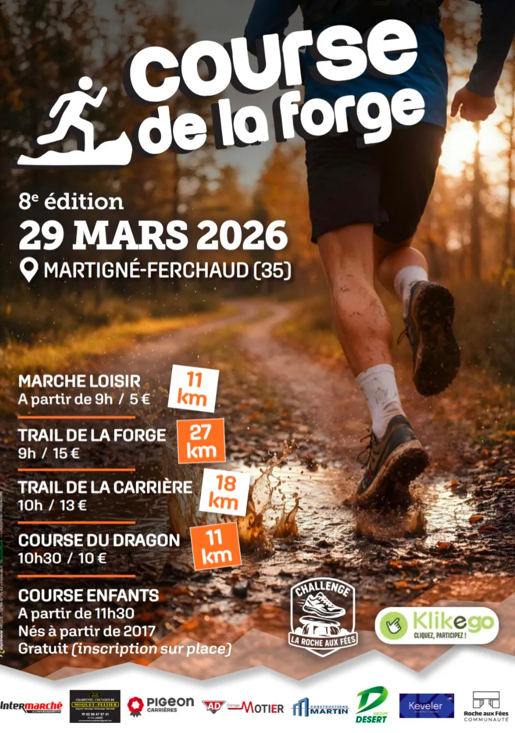 Trail de la Forge 2027 Inscription Résultats