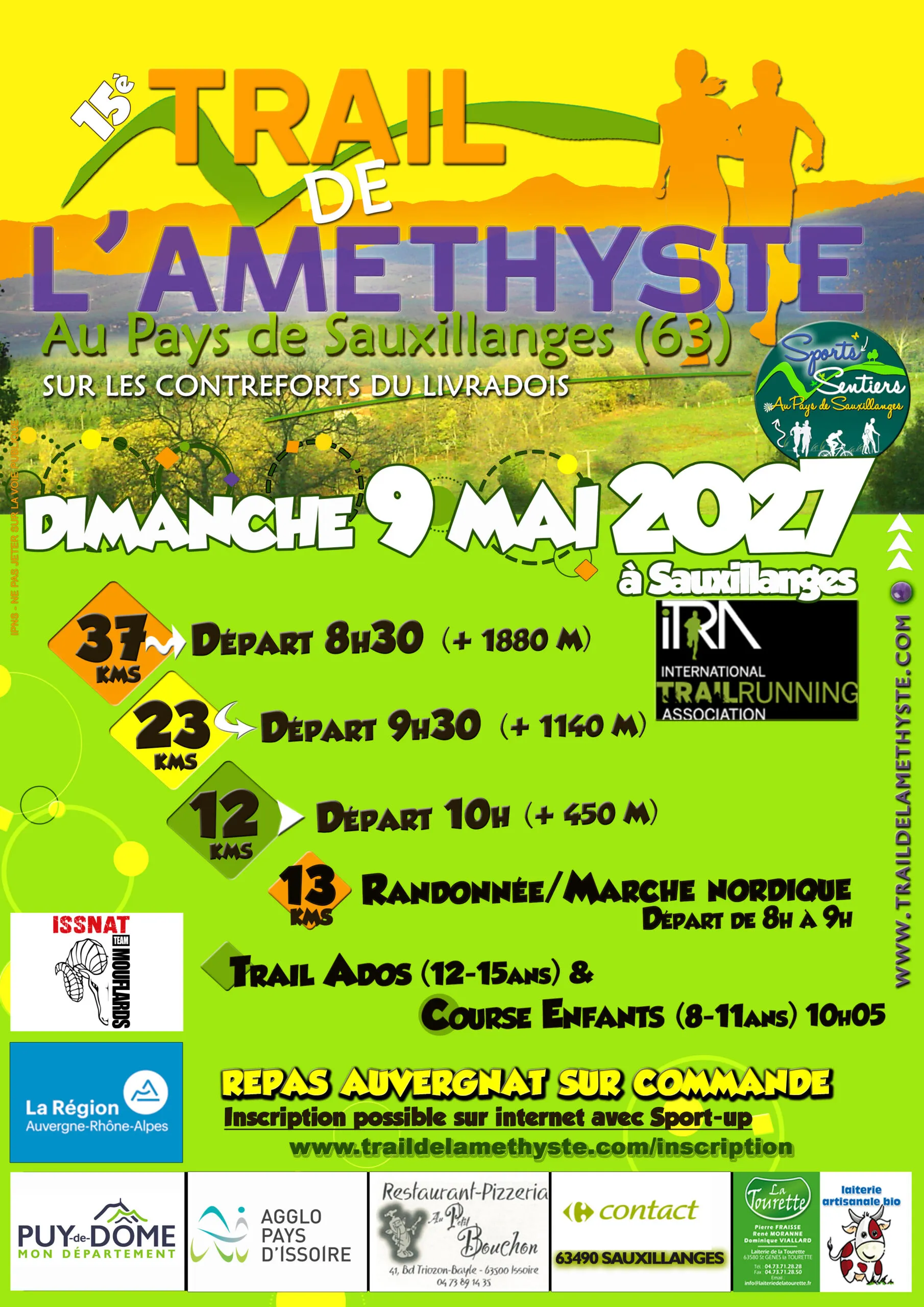 Trail de l&rsquo;Améthyste 2027 Inscription Résultats