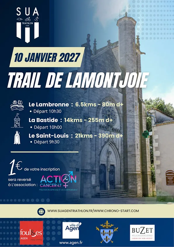 Trail de Lamontjoie 2027 Inscription Résultats
