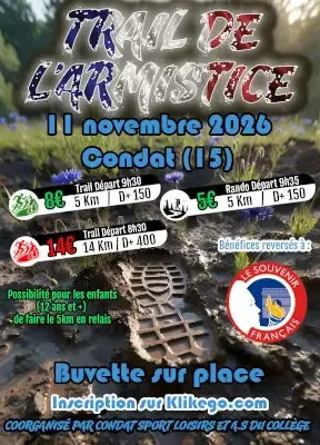 Trail de l&rsquo;Armistice 2026 Inscription Résultats